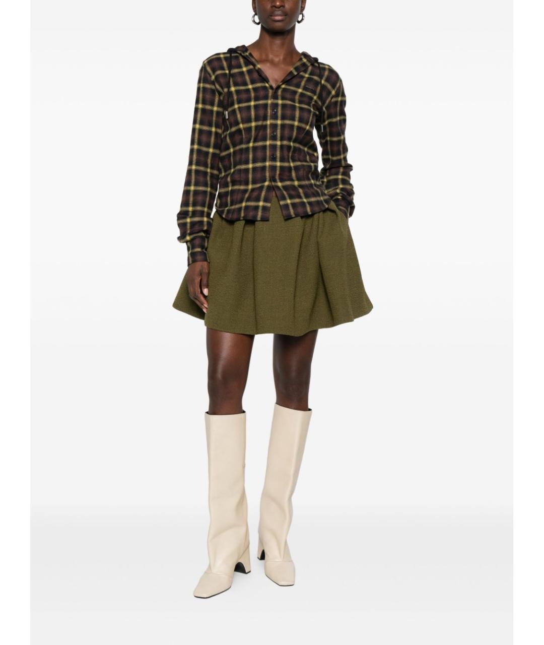 COPERNI Коричневая хлопковая рубашка, фото 4