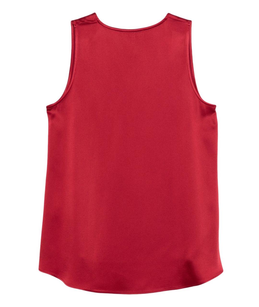 ANTONELLI FIRENZE Красная ацетатная блузы, фото 3