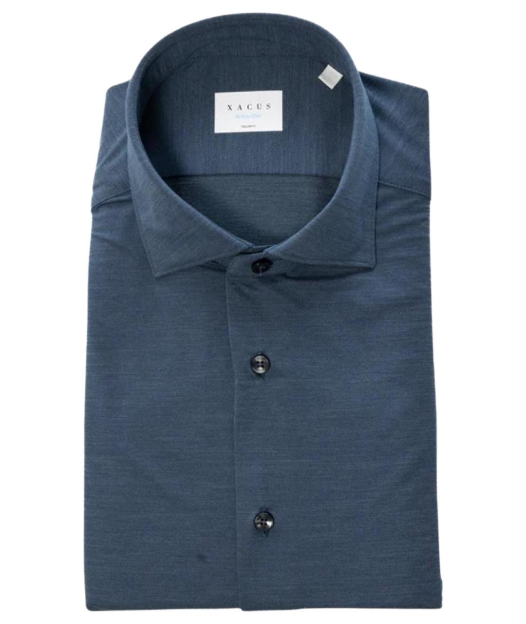 XACUS Синяя классическая рубашка, фото 2