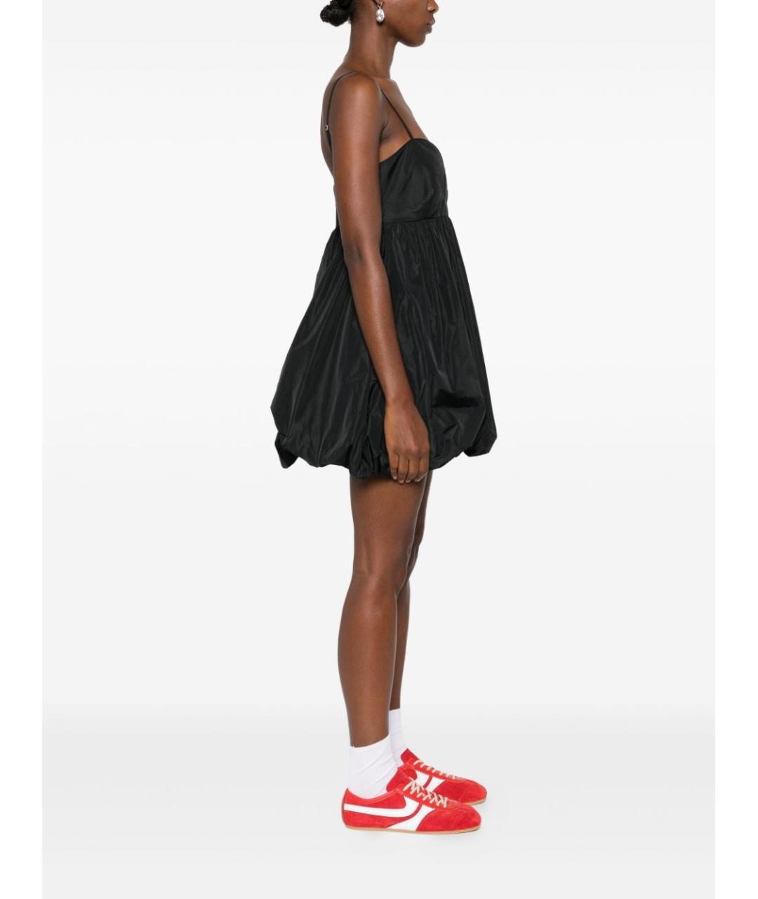 PINKO Черное полиэстеровое повседневное платье, фото 5