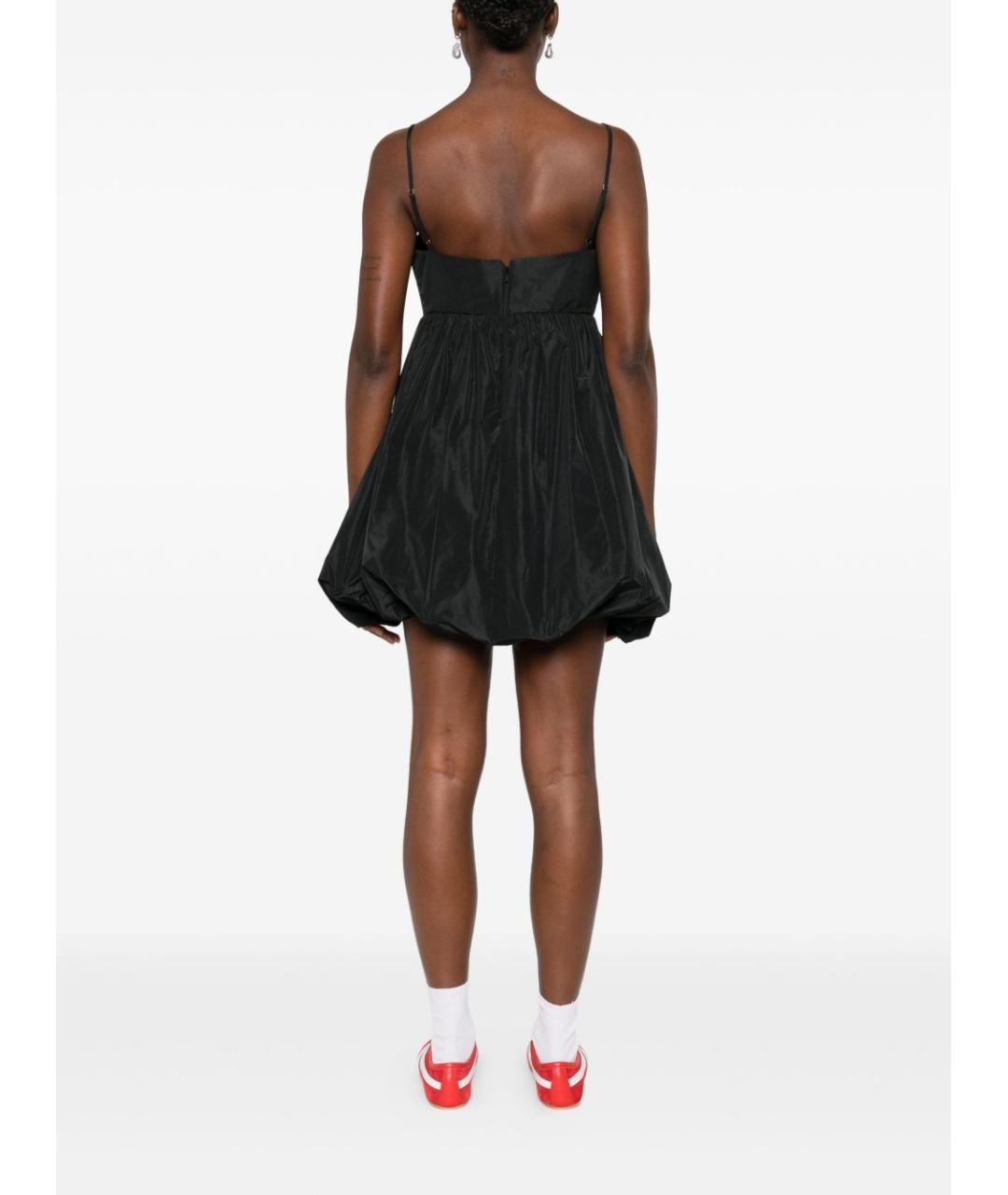 PINKO Черное полиэстеровое повседневное платье, фото 3