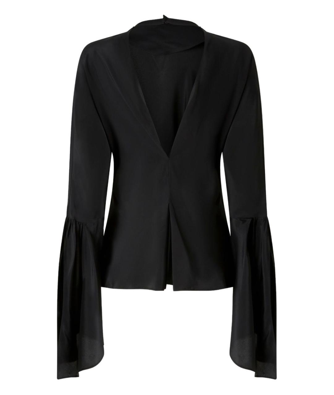 PINKO Черная ацетатная рубашка, фото 1