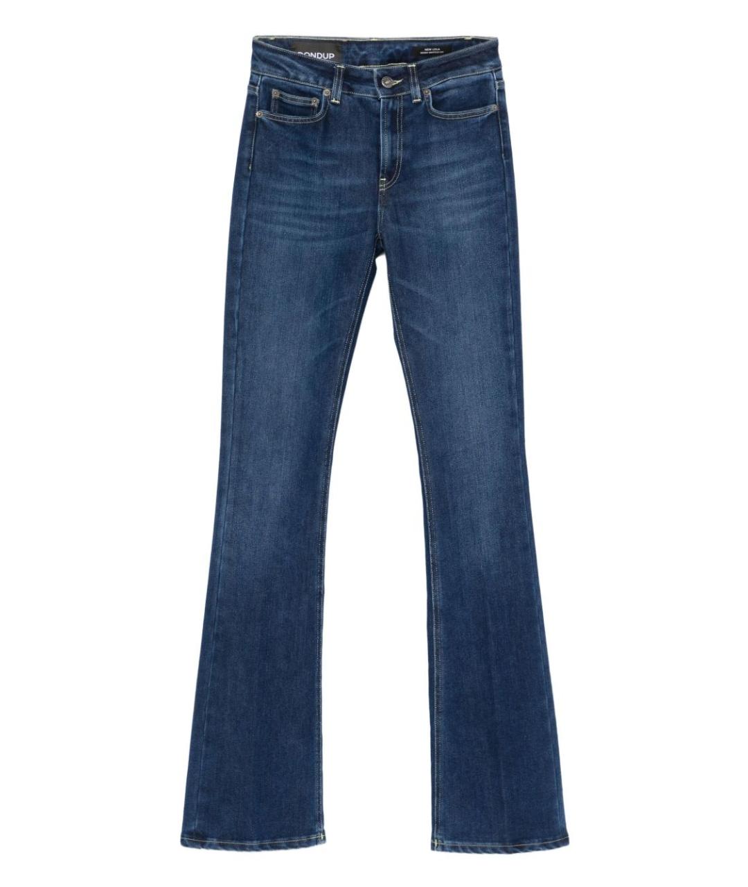 DONDUP Синие хлопковые прямые джинсы, фото 1