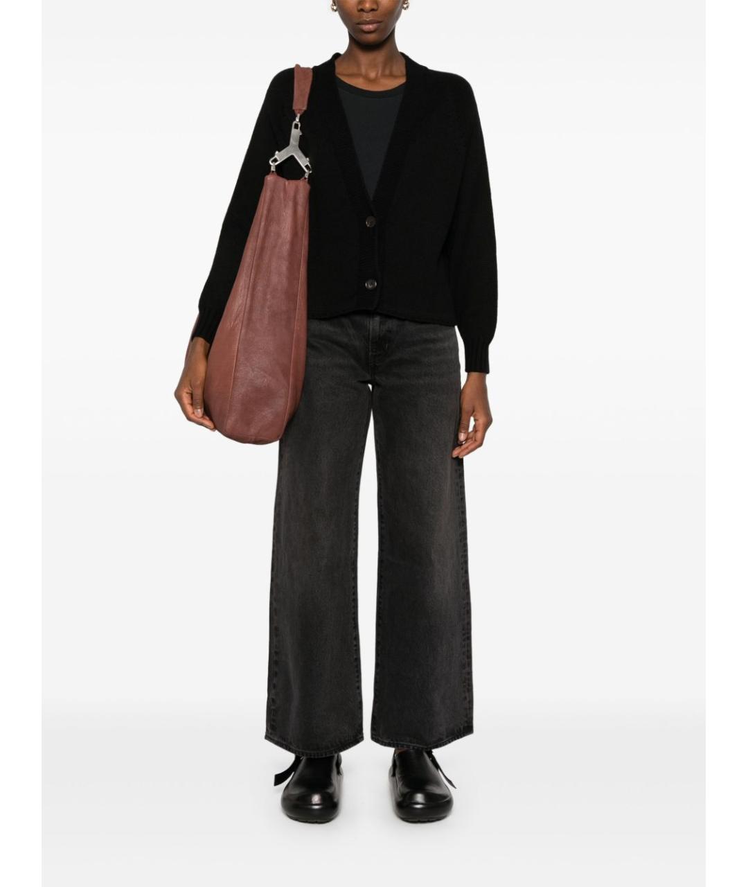 LEVI'S Черные хлопковые джинсы клеш, фото 5