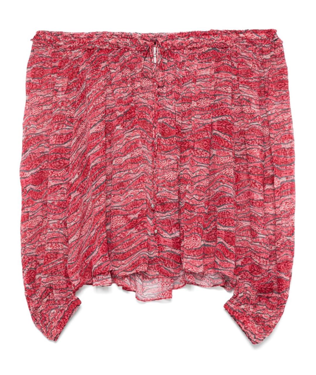 ISABEL MARANT ETOILE Красная вискозная блузы, фото 1