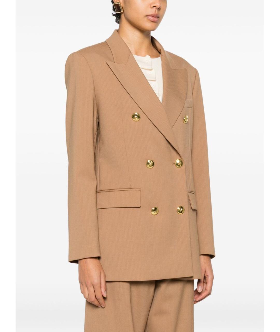 PINKO Бежевый жакет/пиджак, фото 3