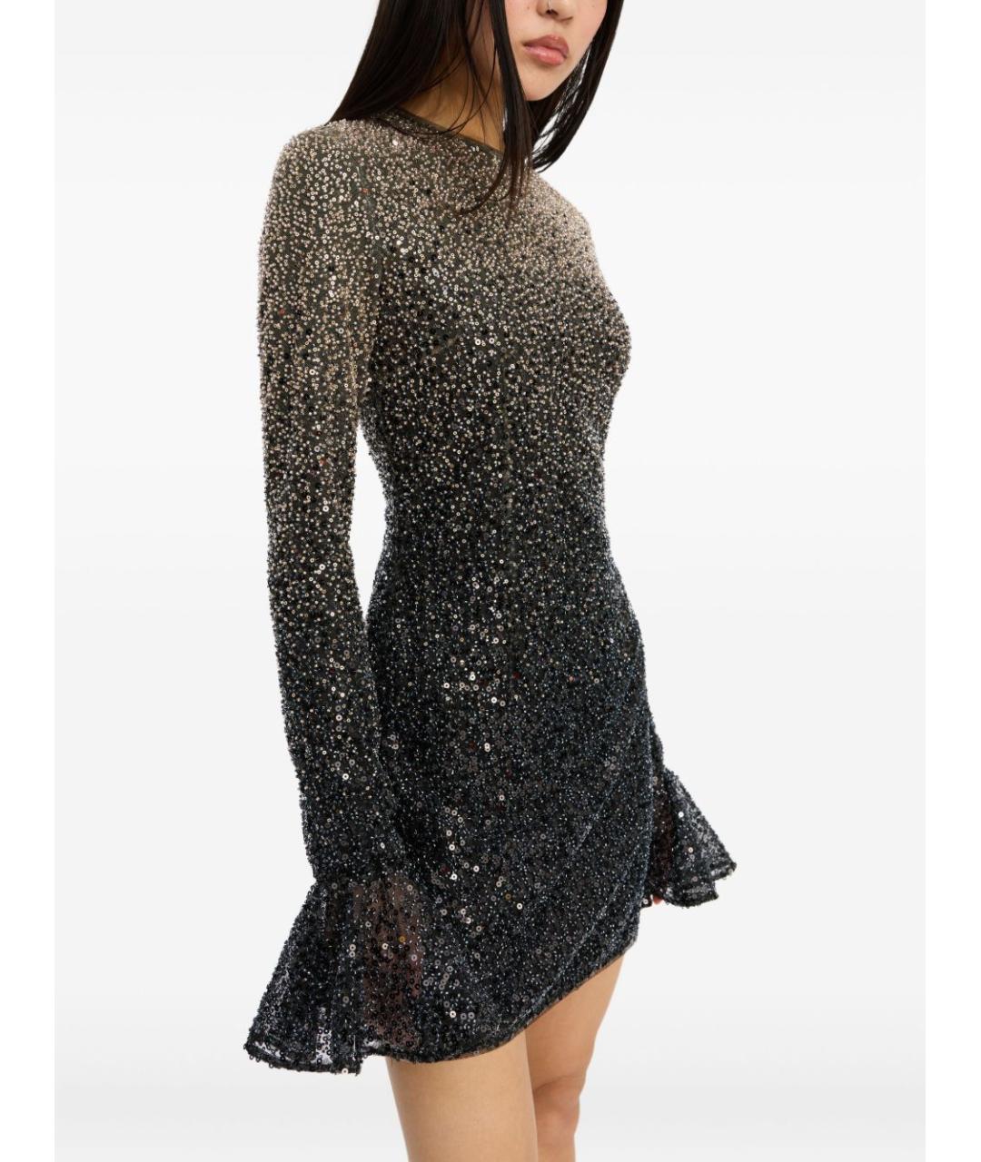 ROTATE Мульти полиэстеровое коктейльное платье, фото 4