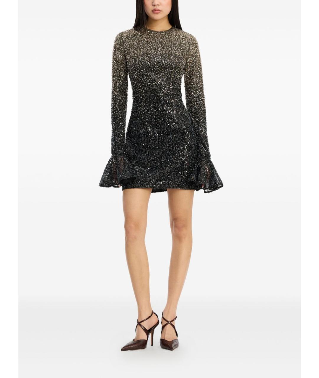 ROTATE Мульти полиэстеровое коктейльное платье, фото 2