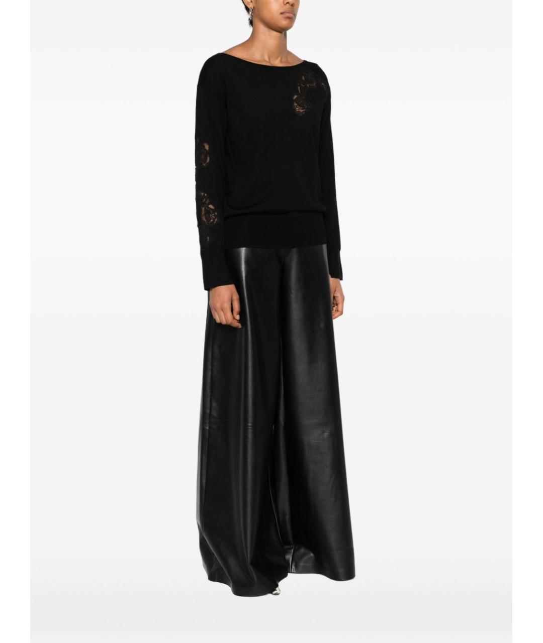 BLUGIRL Черный шерстяной джемпер / свитер, фото 3