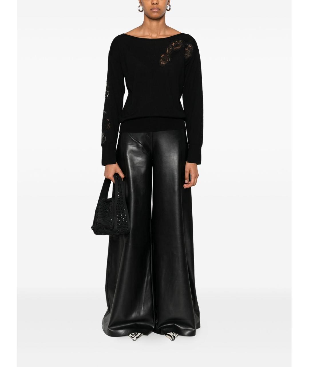 BLUGIRL Черный шерстяной джемпер / свитер, фото 4