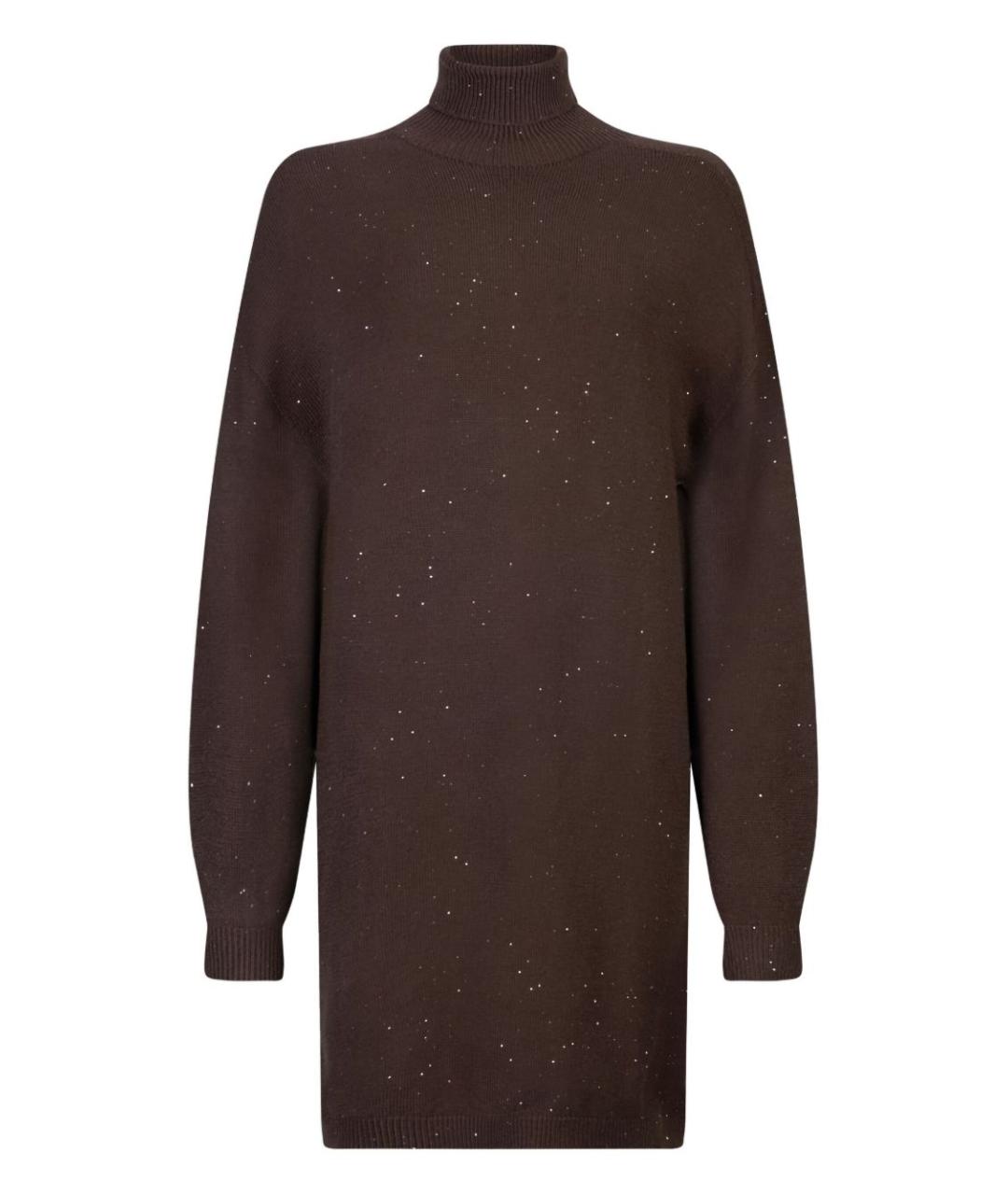 LIU JO Коричневое повседневное платье, фото 1