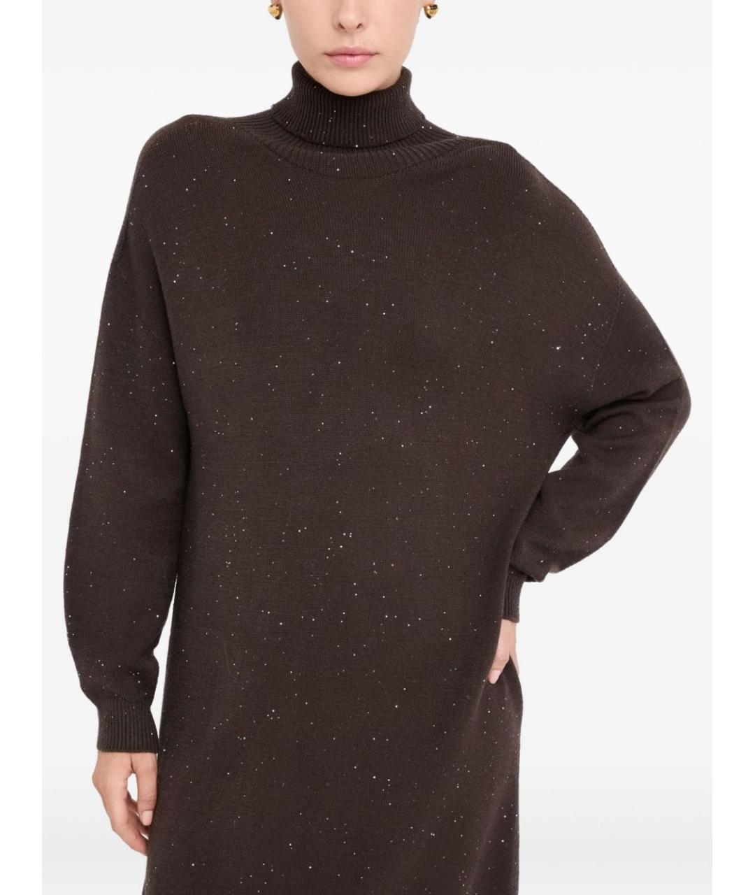 LIU JO Коричневое повседневное платье, фото 2