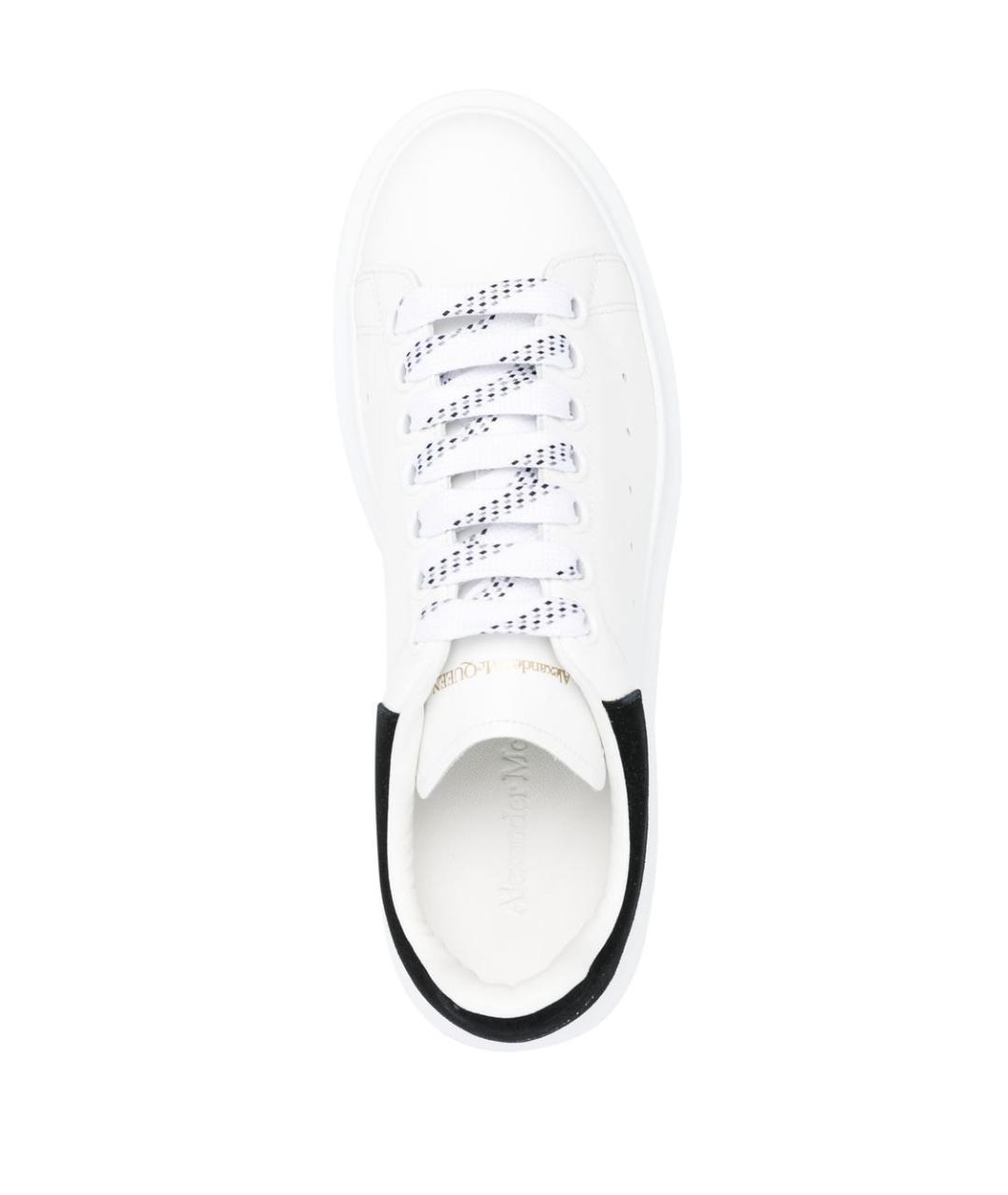 ALEXANDER MCQUEEN Белые кожаные кроссовки, фото 2