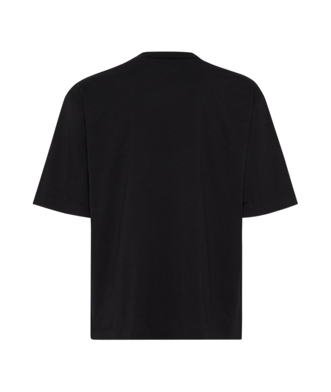 DSQUARED2 Черная хлопковая футболка, фото 2