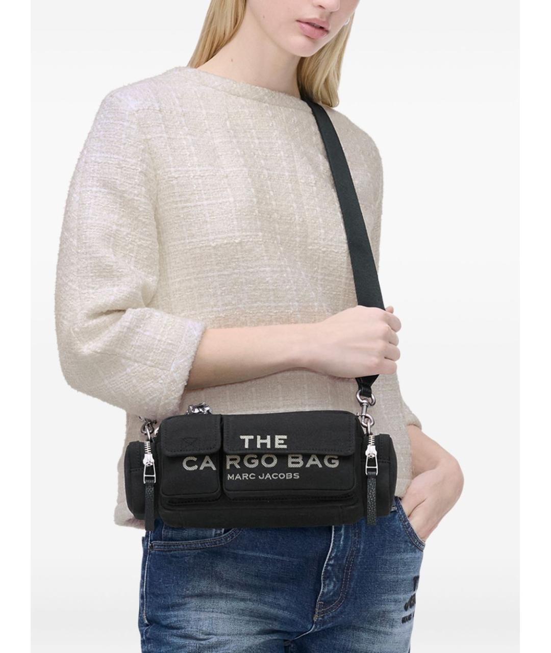 MARC JACOBS Черная хлопковая сумка через плечо, фото 3