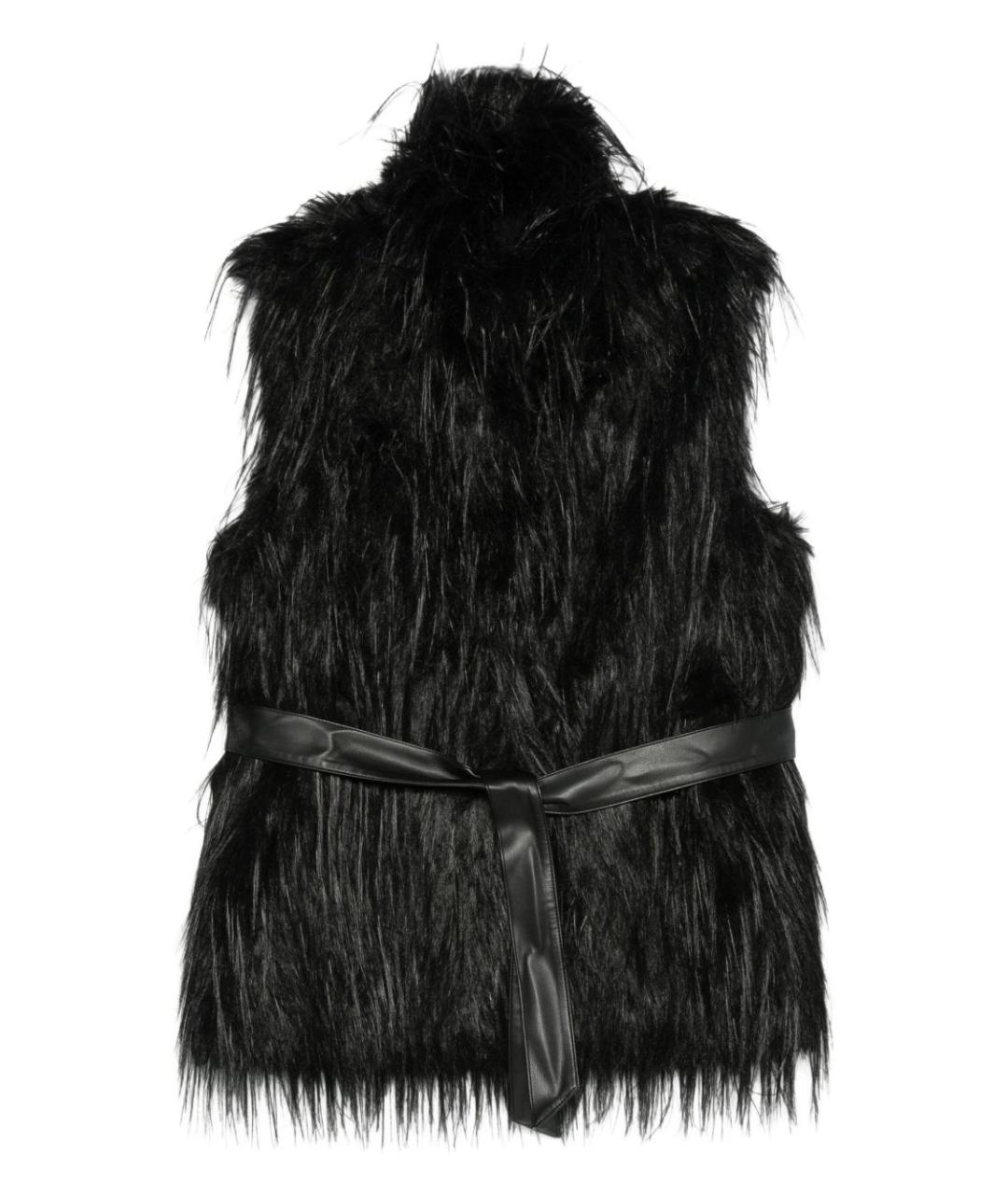 PINKO Черный полиэстеровый жилет, фото 1