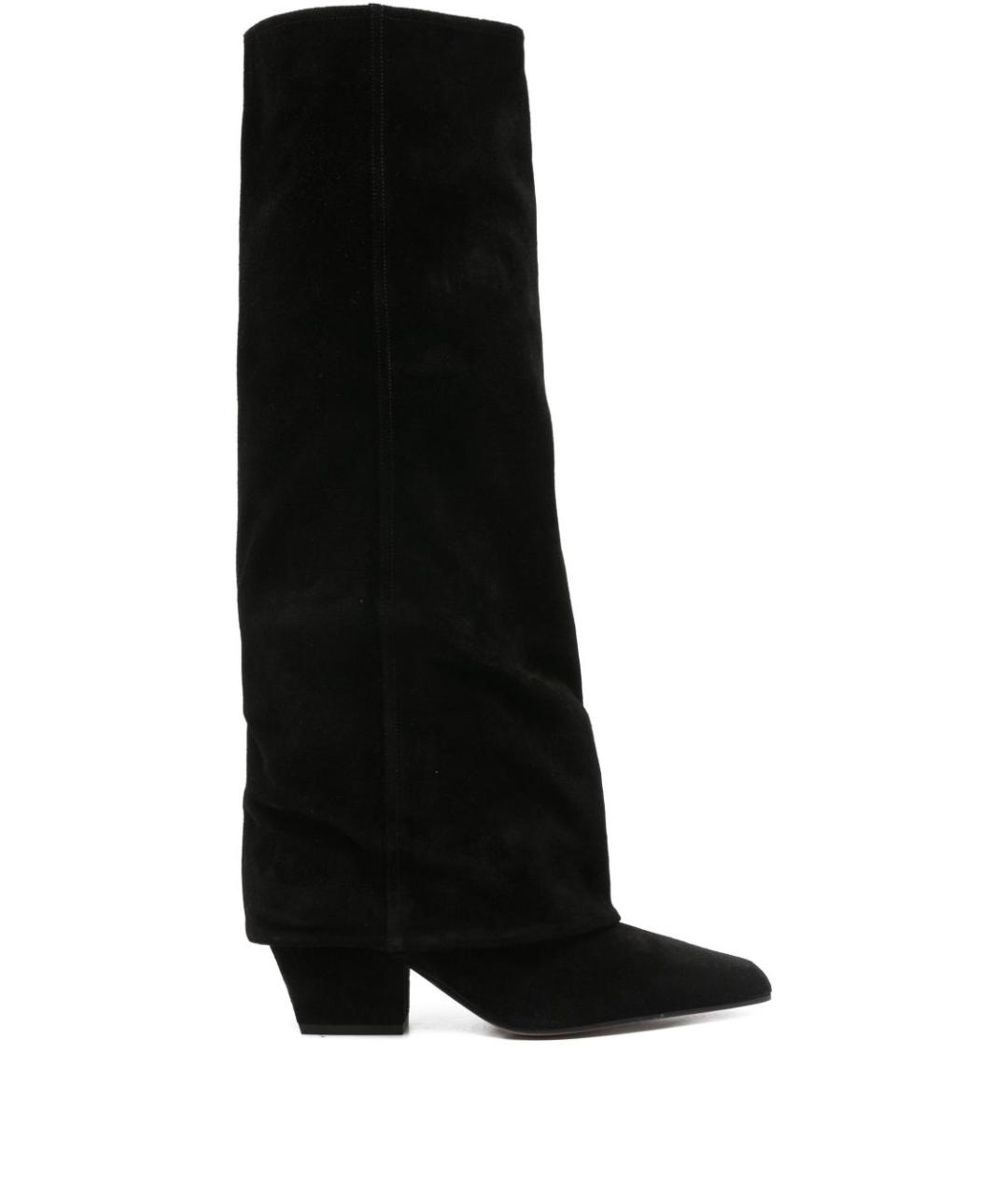 PARIS TEXAS Черные замшевые сапоги, фото 1