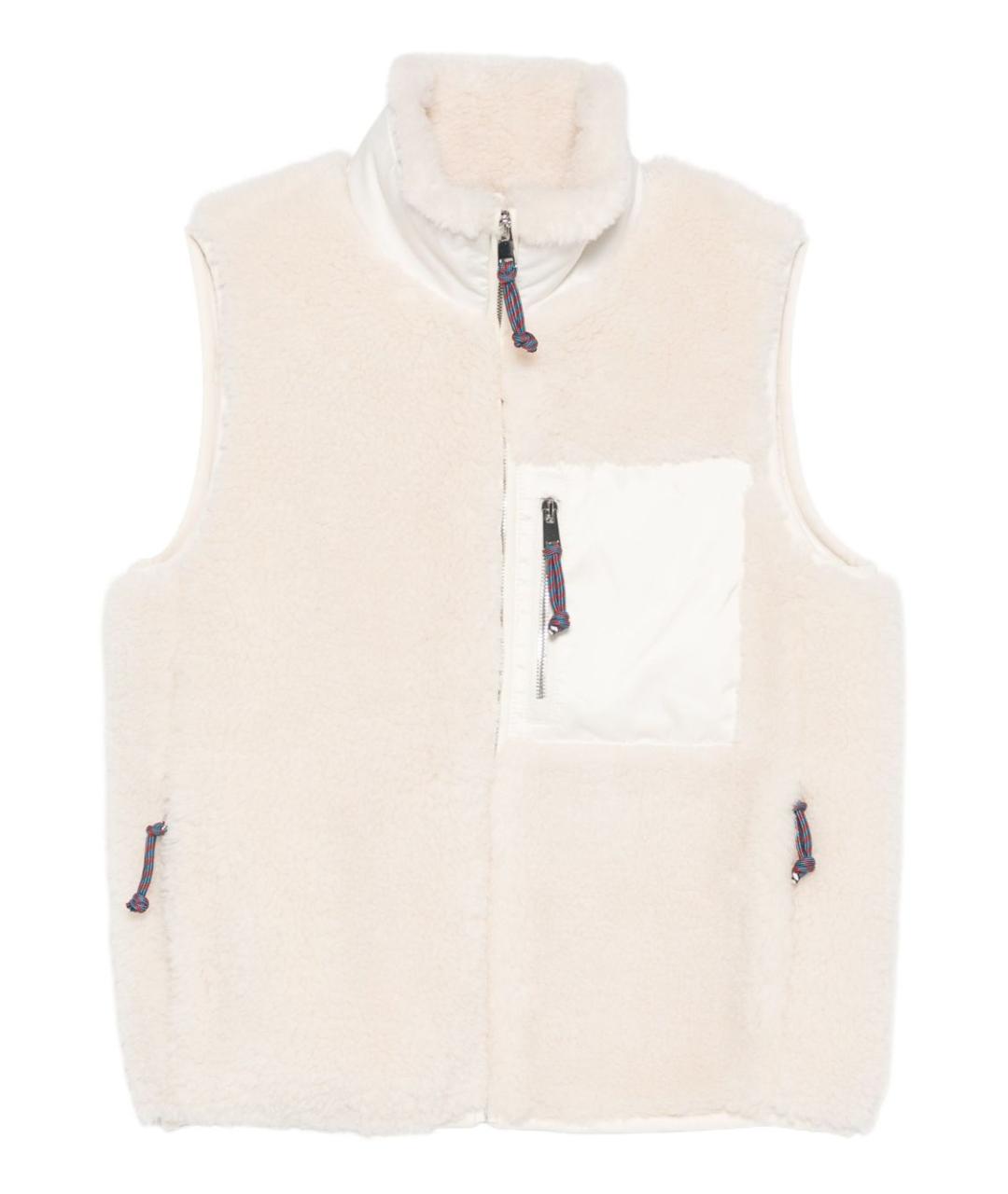 TORY BURCH Бежевый полиэстеровый жилет, фото 1