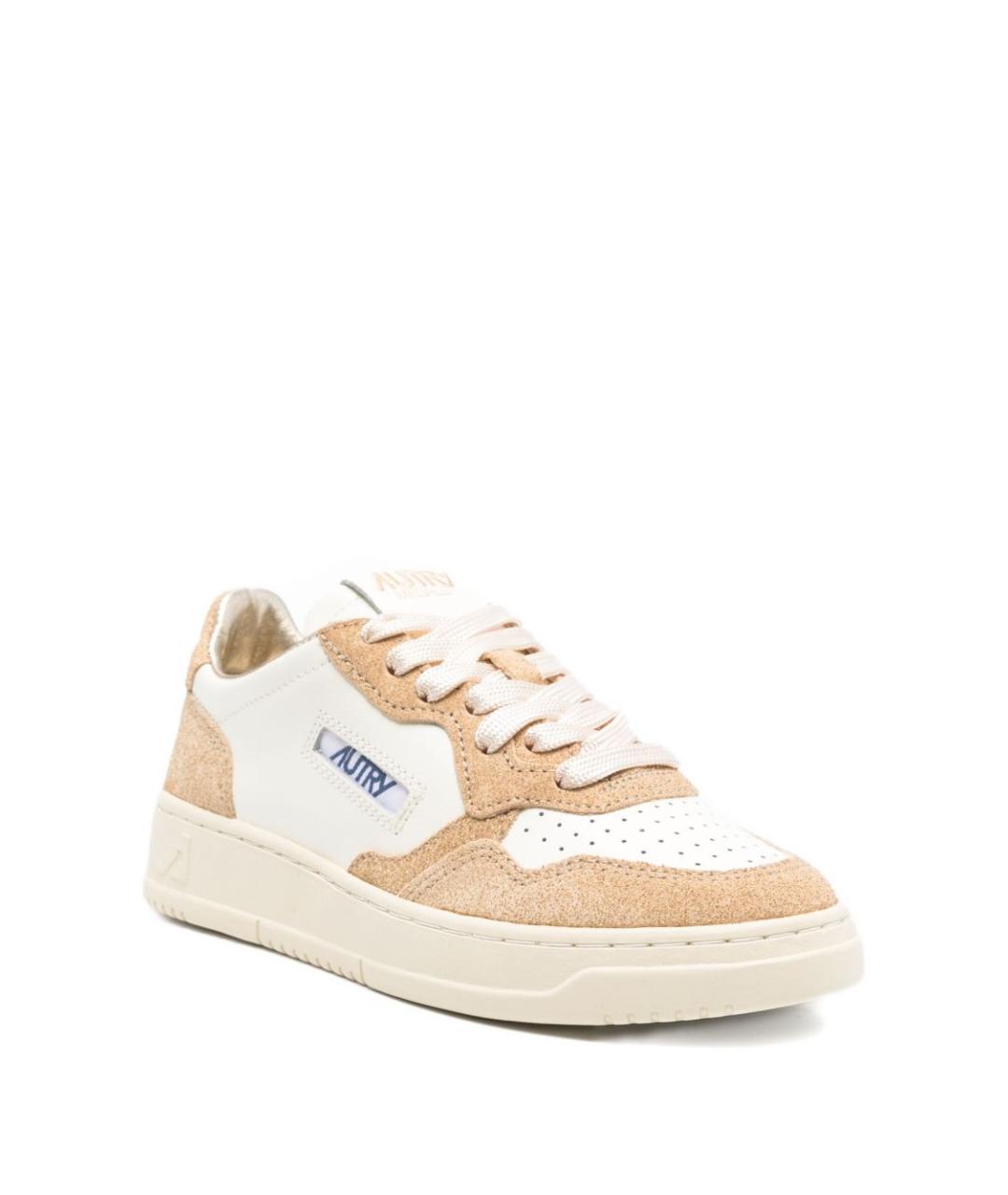 AUTRY Бежевые замшевые кеды, фото 2