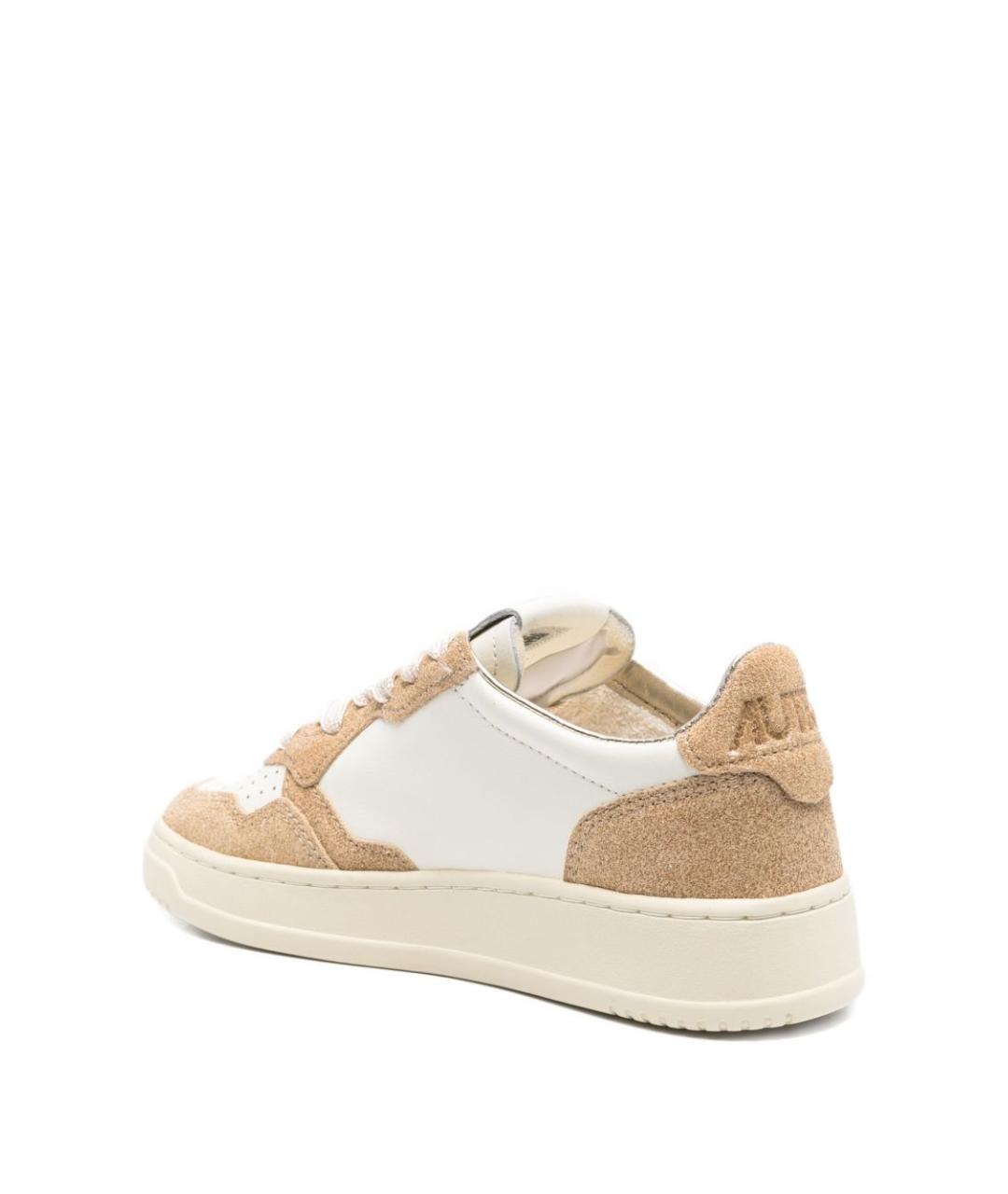 AUTRY Бежевые замшевые кеды, фото 4