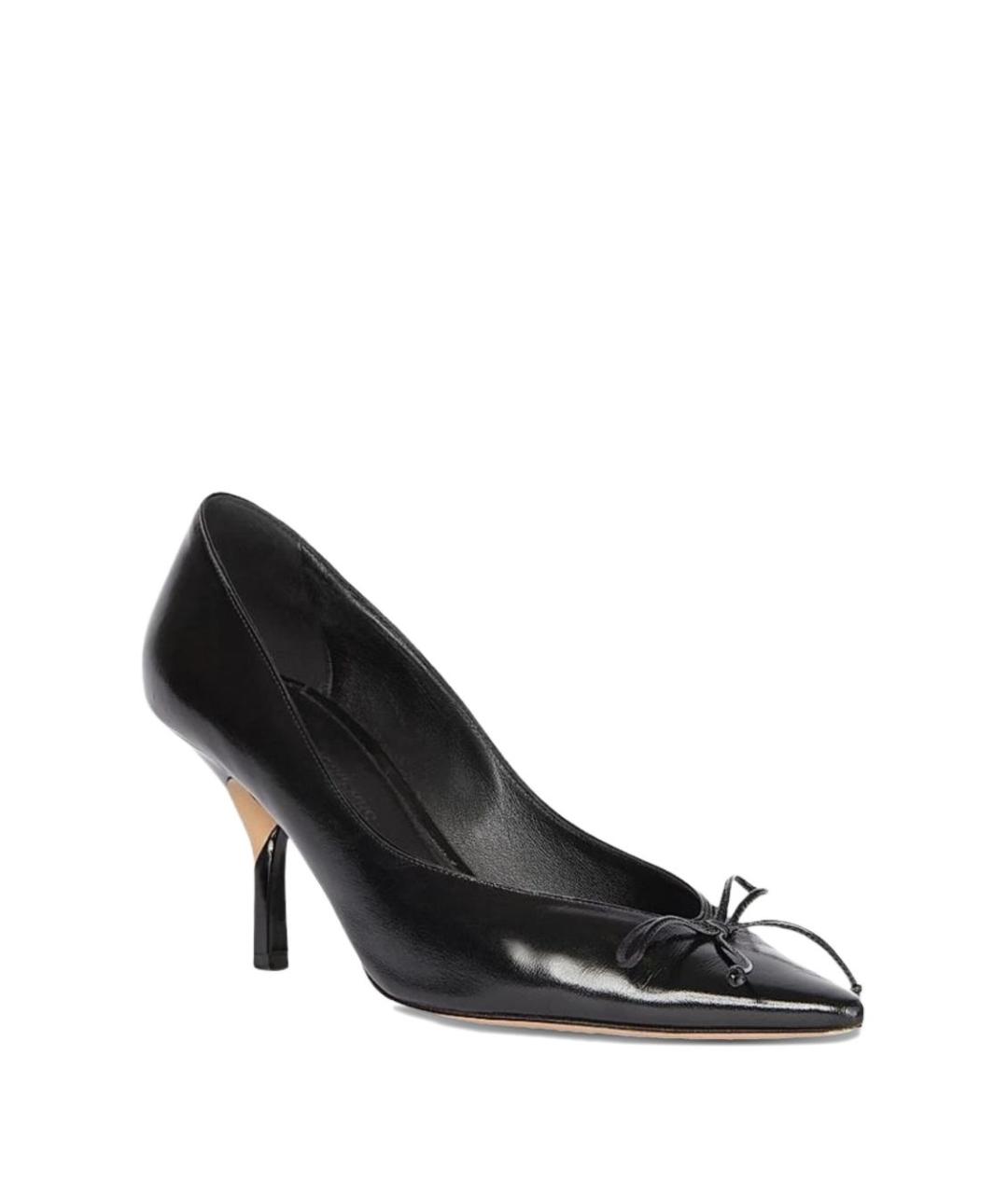 JACQUEMUS Черные кожаные туфли, фото 4