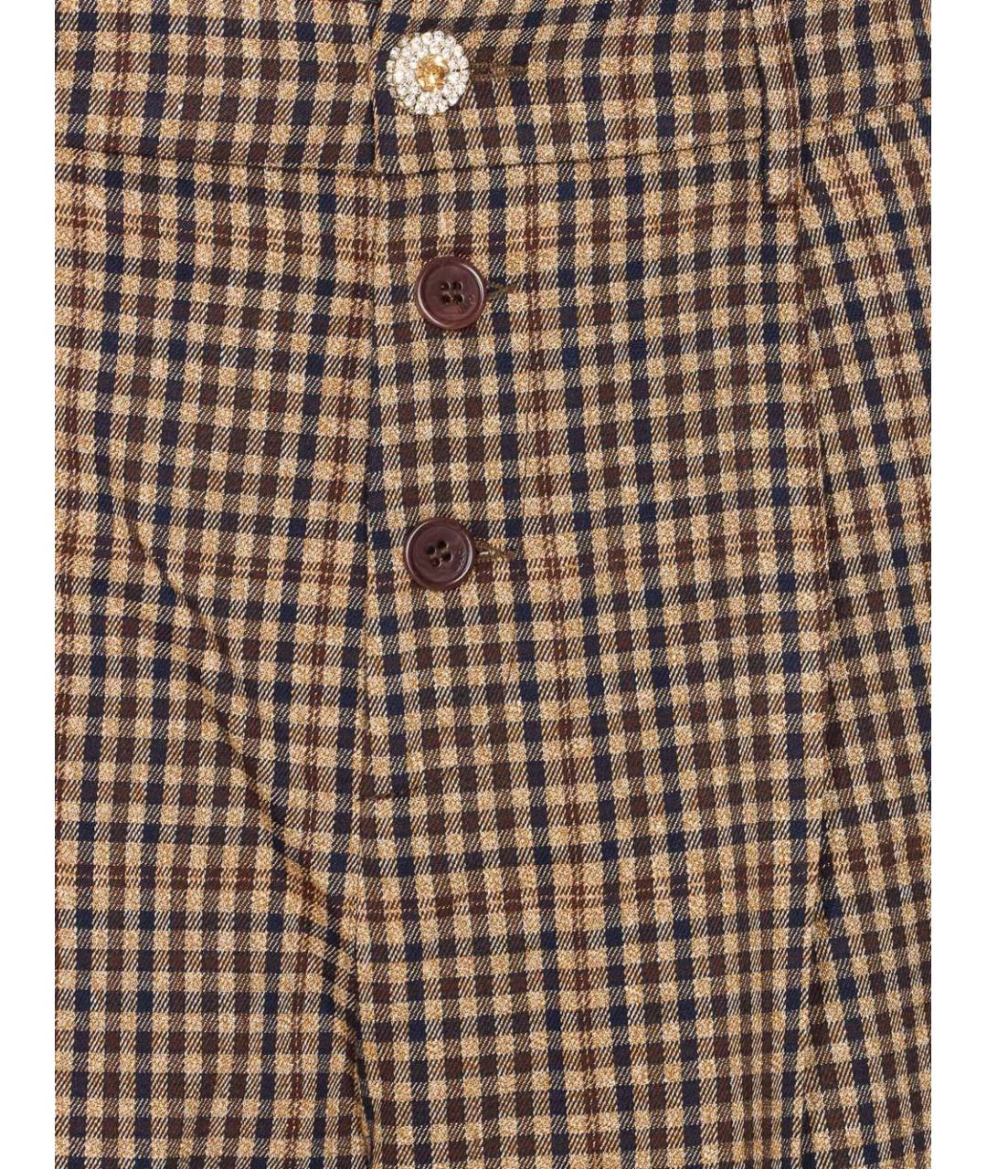 LIU JO Мульти полиэстеровые прямые брюки, фото 4