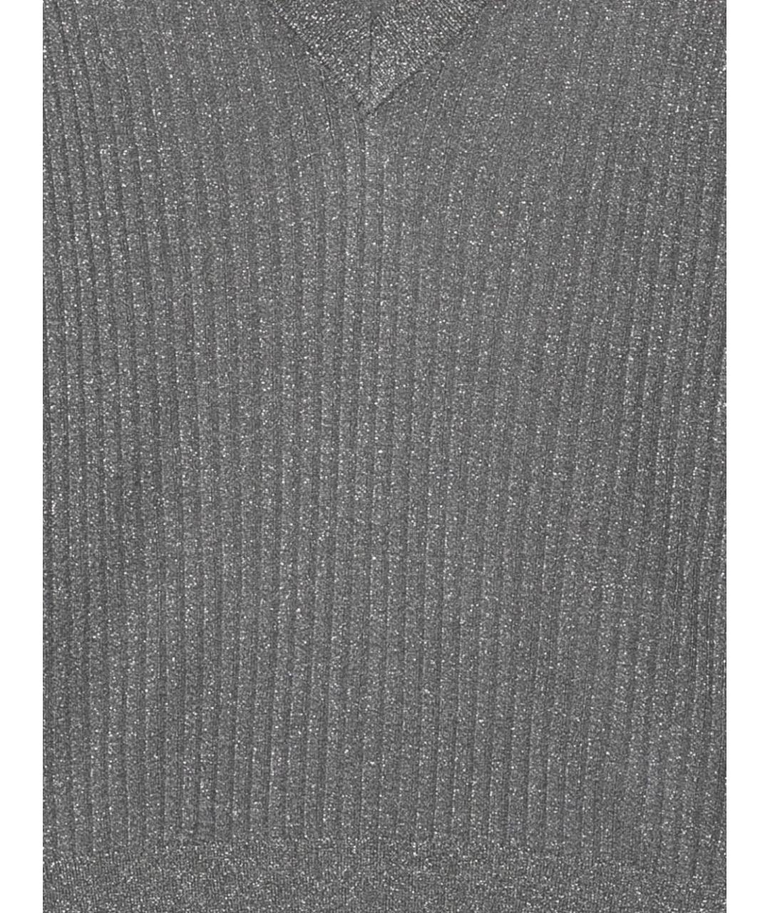 LIU JO Серый вискозный джемпер / свитер, фото 2