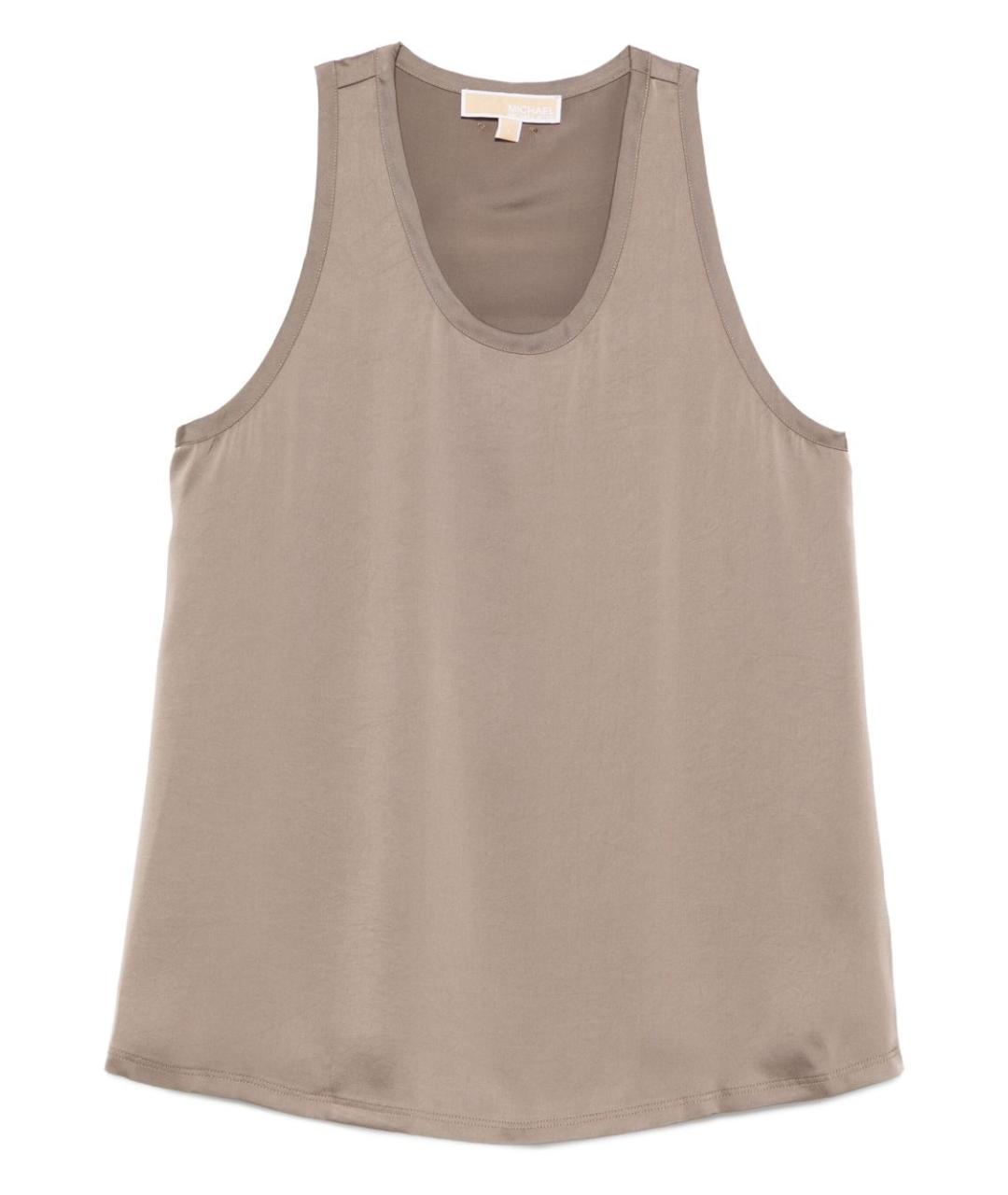 MICHAEL KORS Бежевая полиэстеровая майка, фото 1