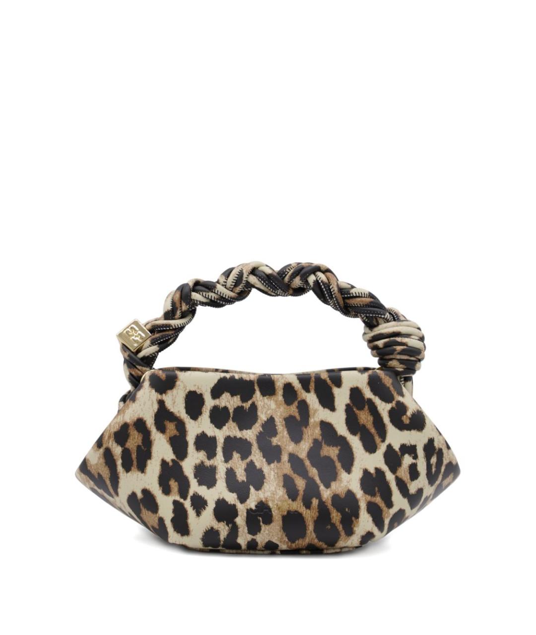 GANNI Мульти кожаная сумка с короткими ручками, фото 2