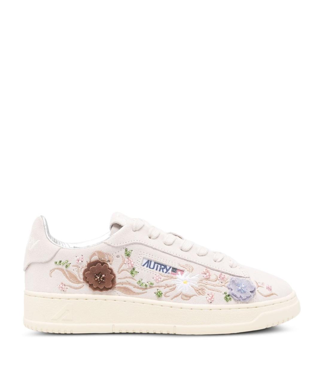 AUTRY Бежевые замшевые кеды, фото 1