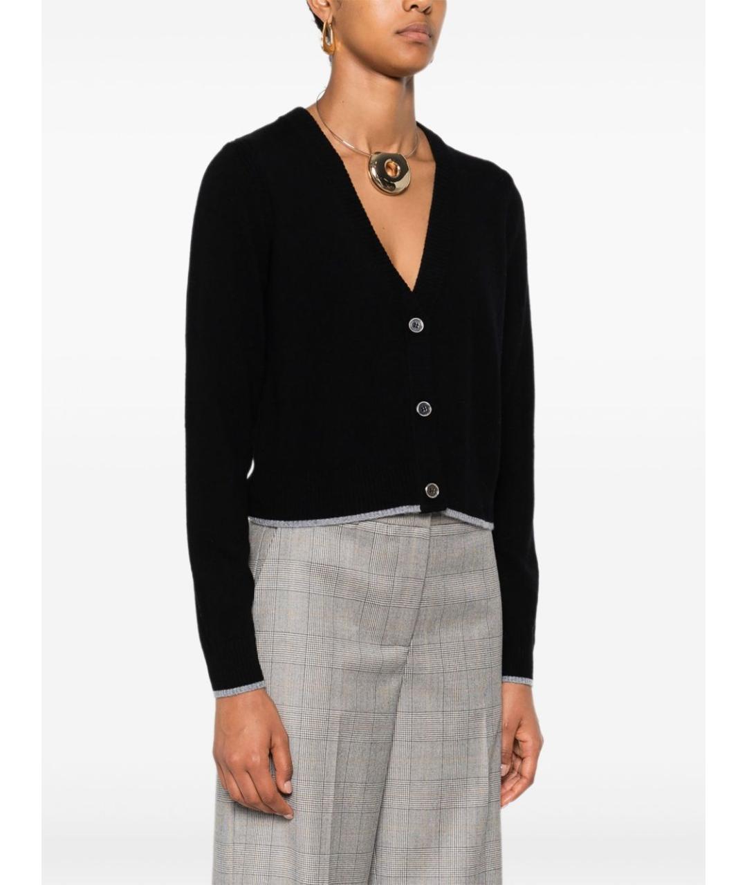 PINKO Черный шерстяной джемпер / свитер, фото 5