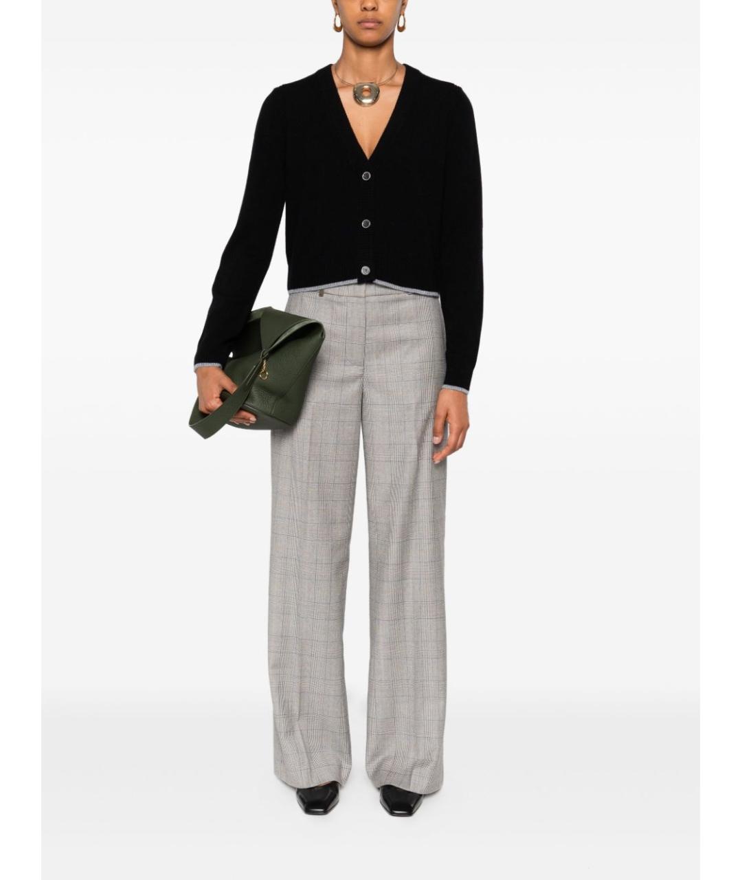 PINKO Черный шерстяной джемпер / свитер, фото 2