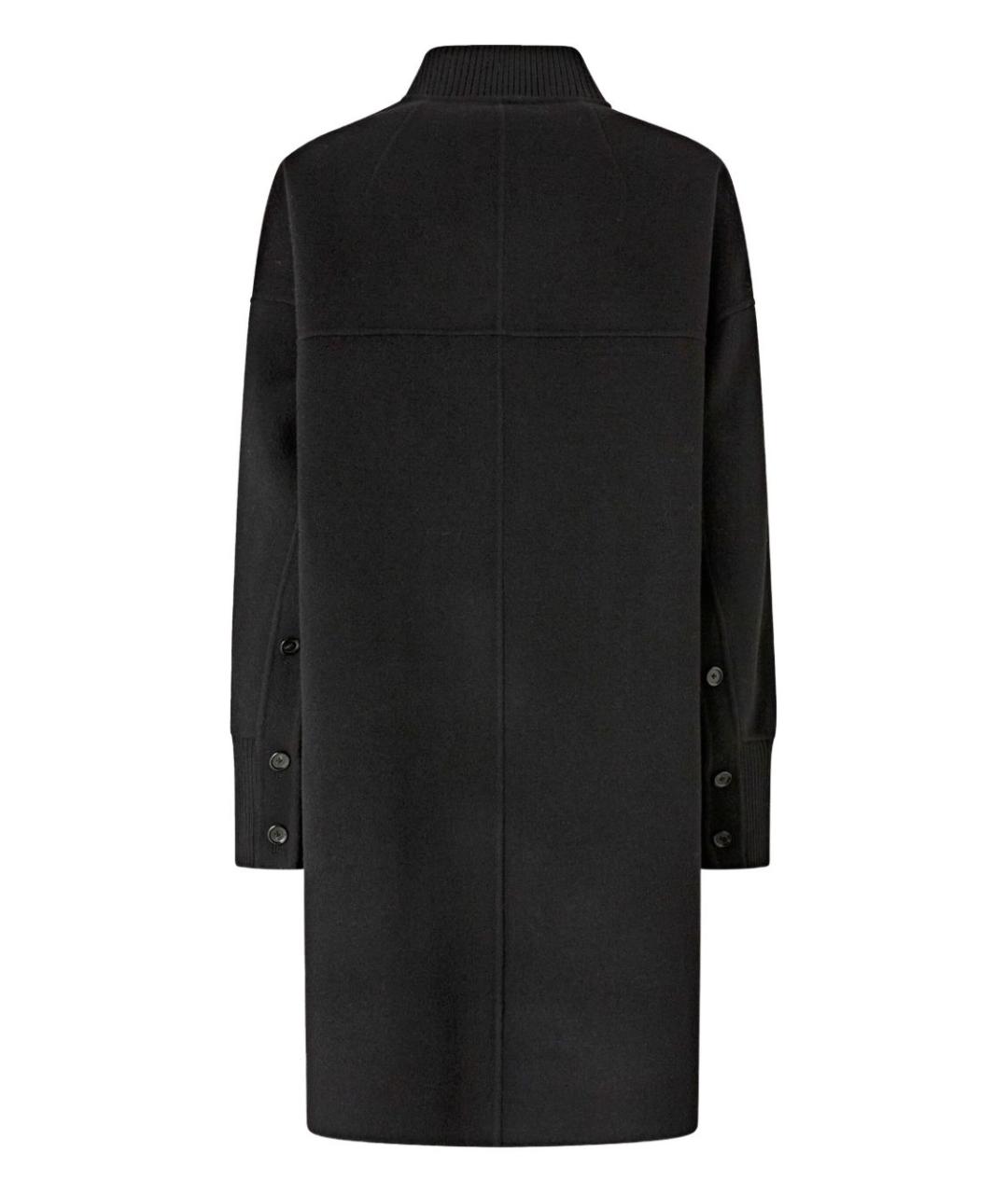 PINKO Черное шерстяное пальто, фото 2