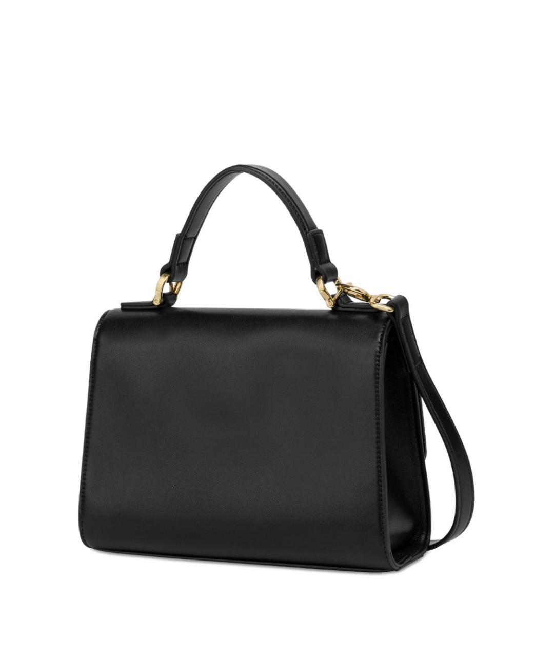 LOVE MOSCHINO Черная сумка с короткими ручками из искусственной кожи, фото 3