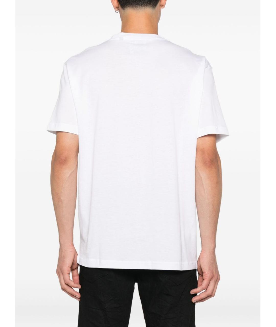 JOHN RICHMOND Белая хлопковая футболка, фото 2