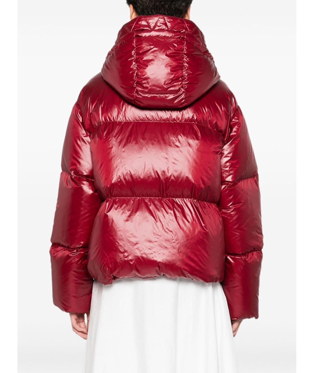 FAY Красный полиамидовый пуховик, фото 5