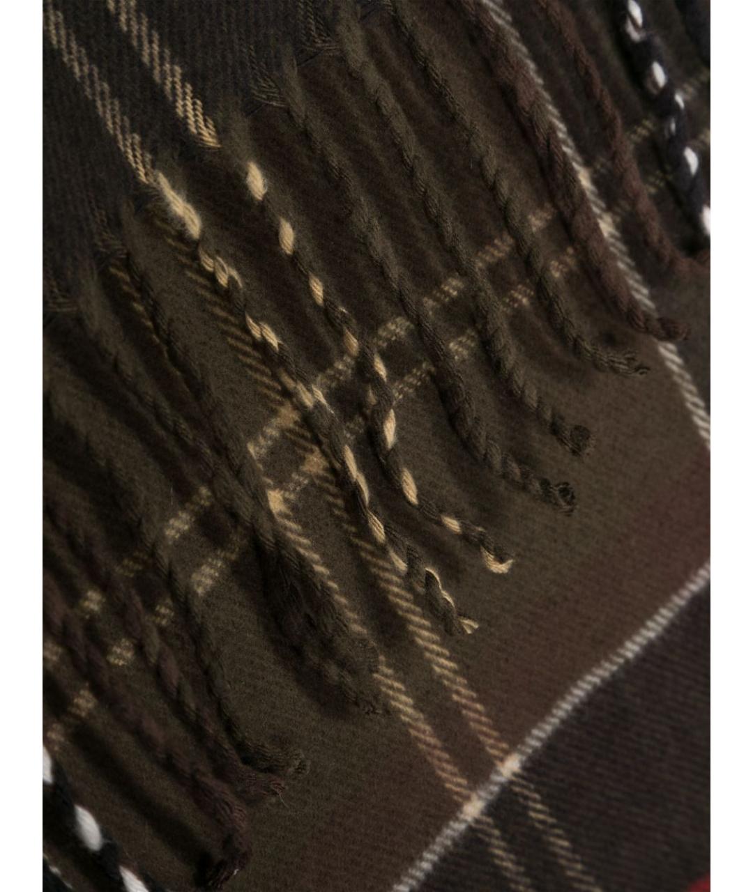 BARBOUR Зеленый шарф, фото 3