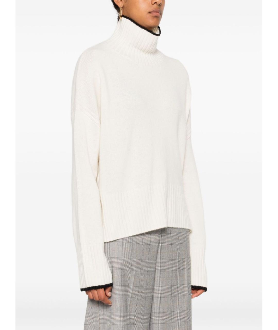 PINKO Белый шерстяной джемпер / свитер, фото 4