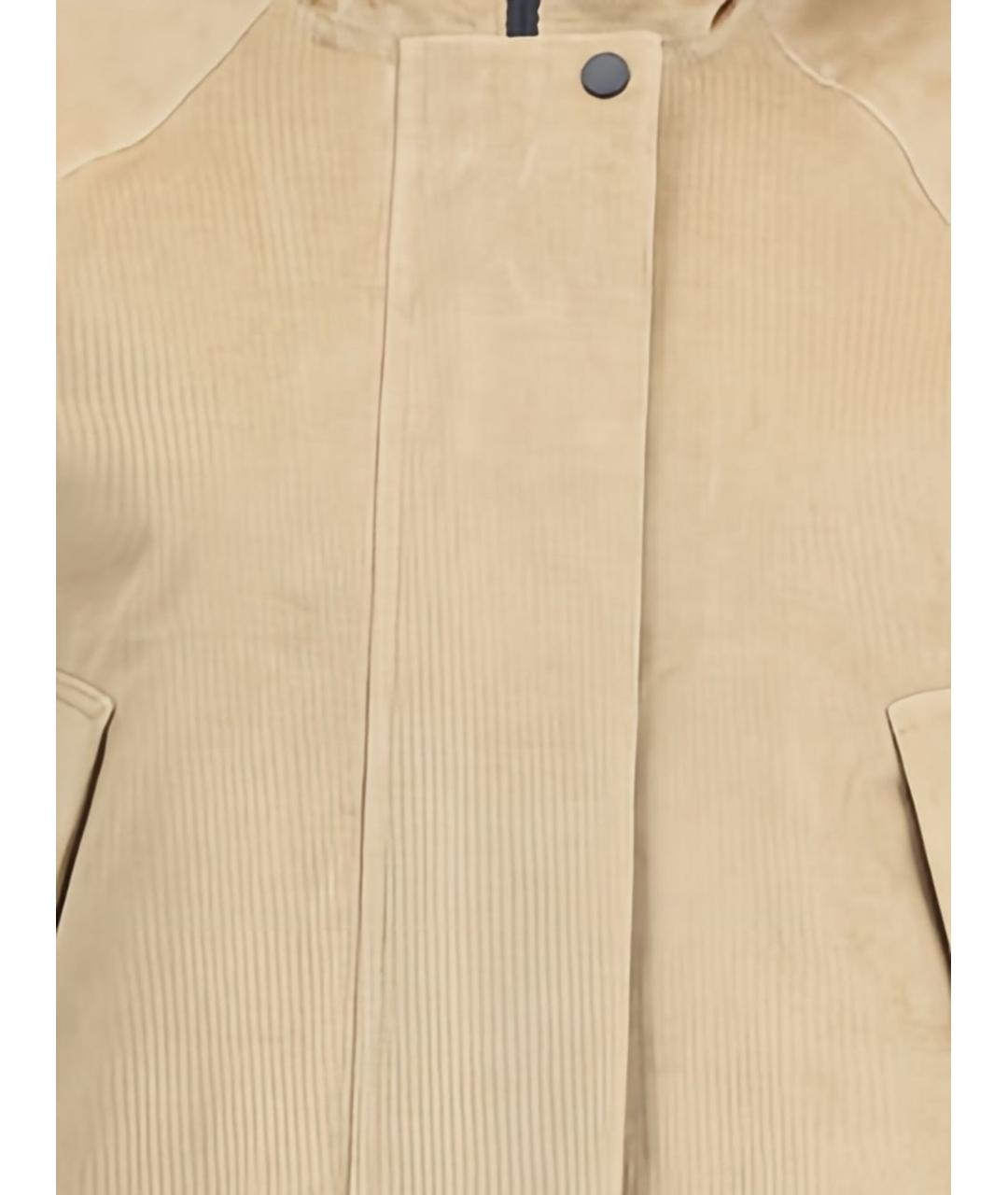 WOOLRICH Бежевая хлопковая куртка, фото 3