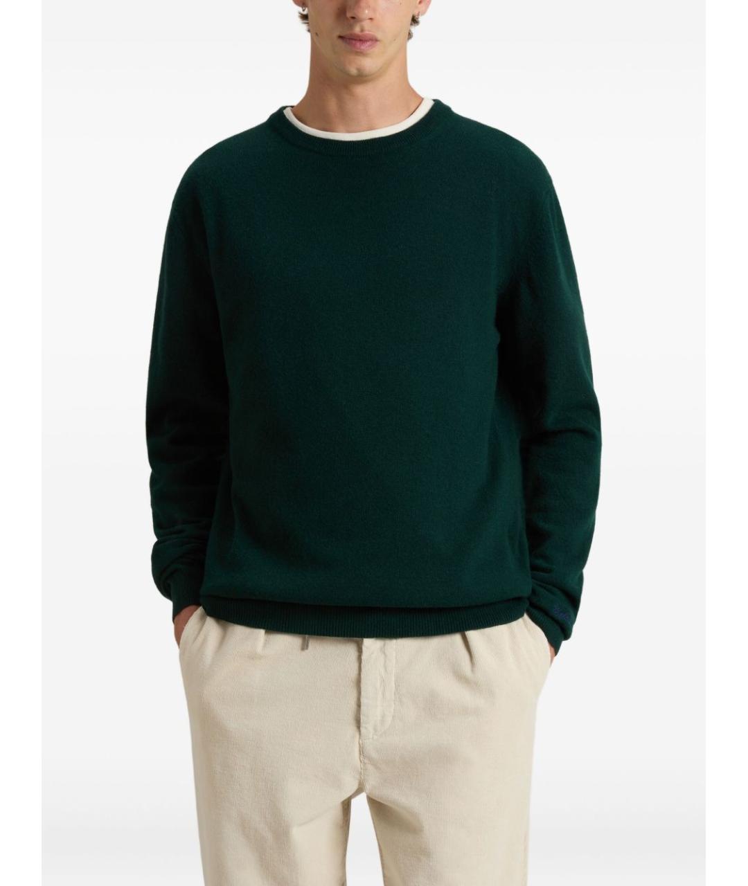 WOOLRICH Зеленый шерстяной джемпер / свитер, фото 4