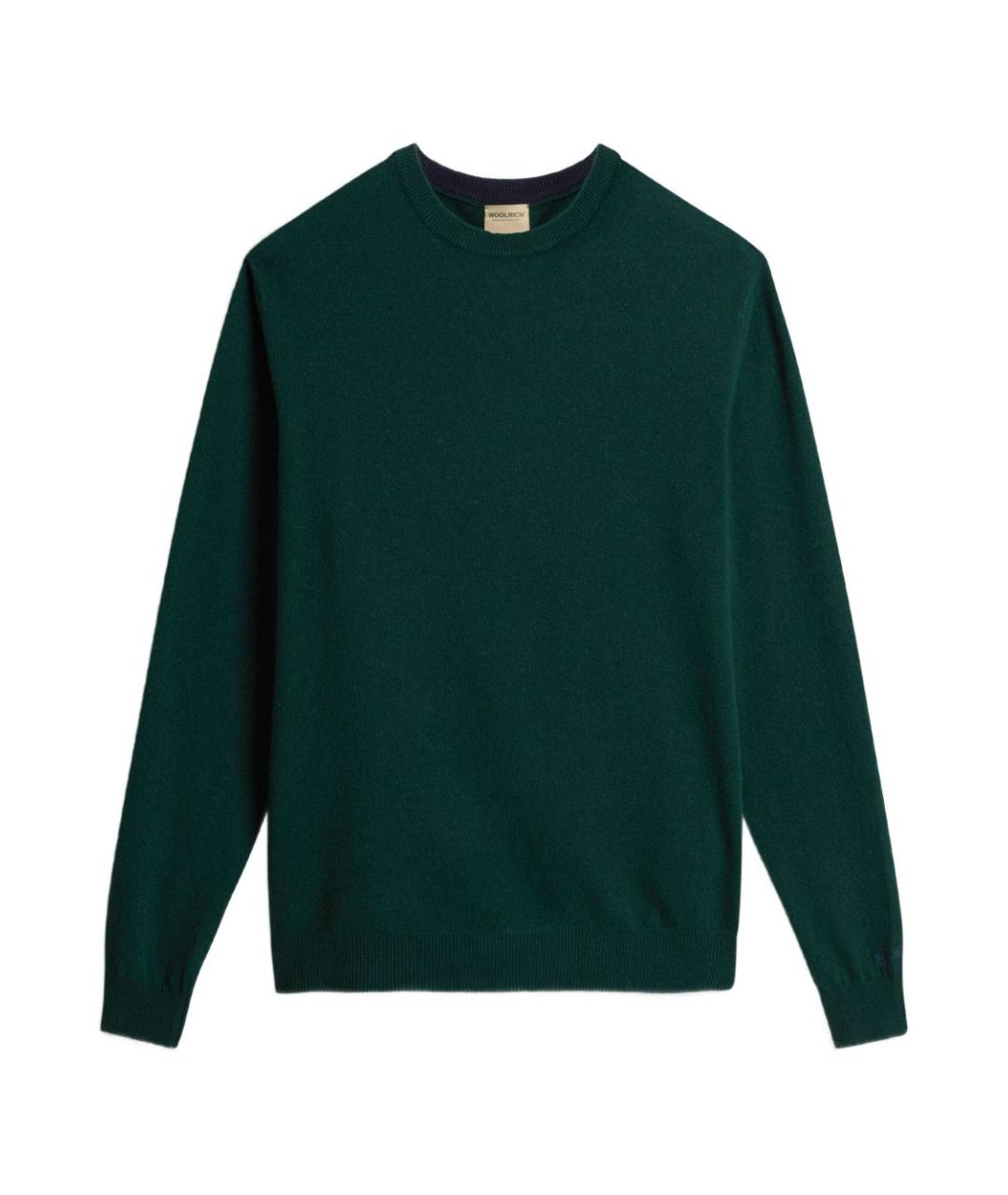 WOOLRICH Зеленый шерстяной джемпер / свитер, фото 1