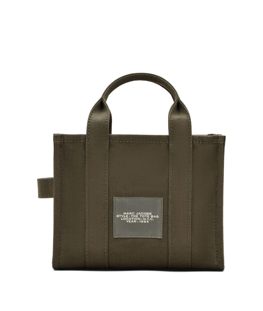 MARC JACOBS Зеленая хлопковая сумка тоут, фото 3