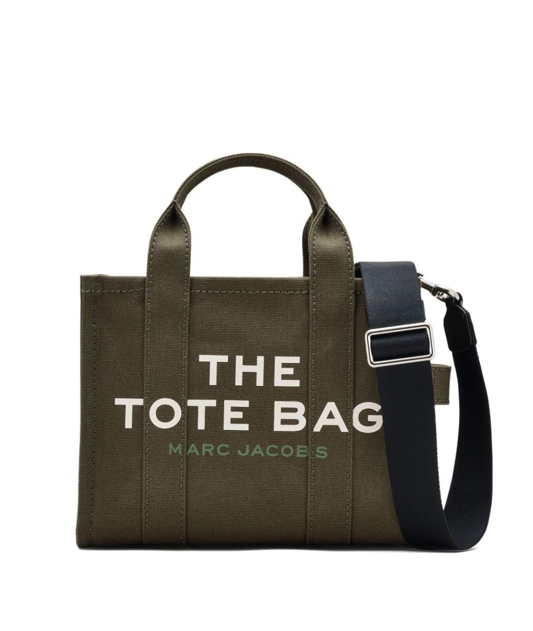 MARC JACOBS Зеленая хлопковая сумка тоут, фото 1