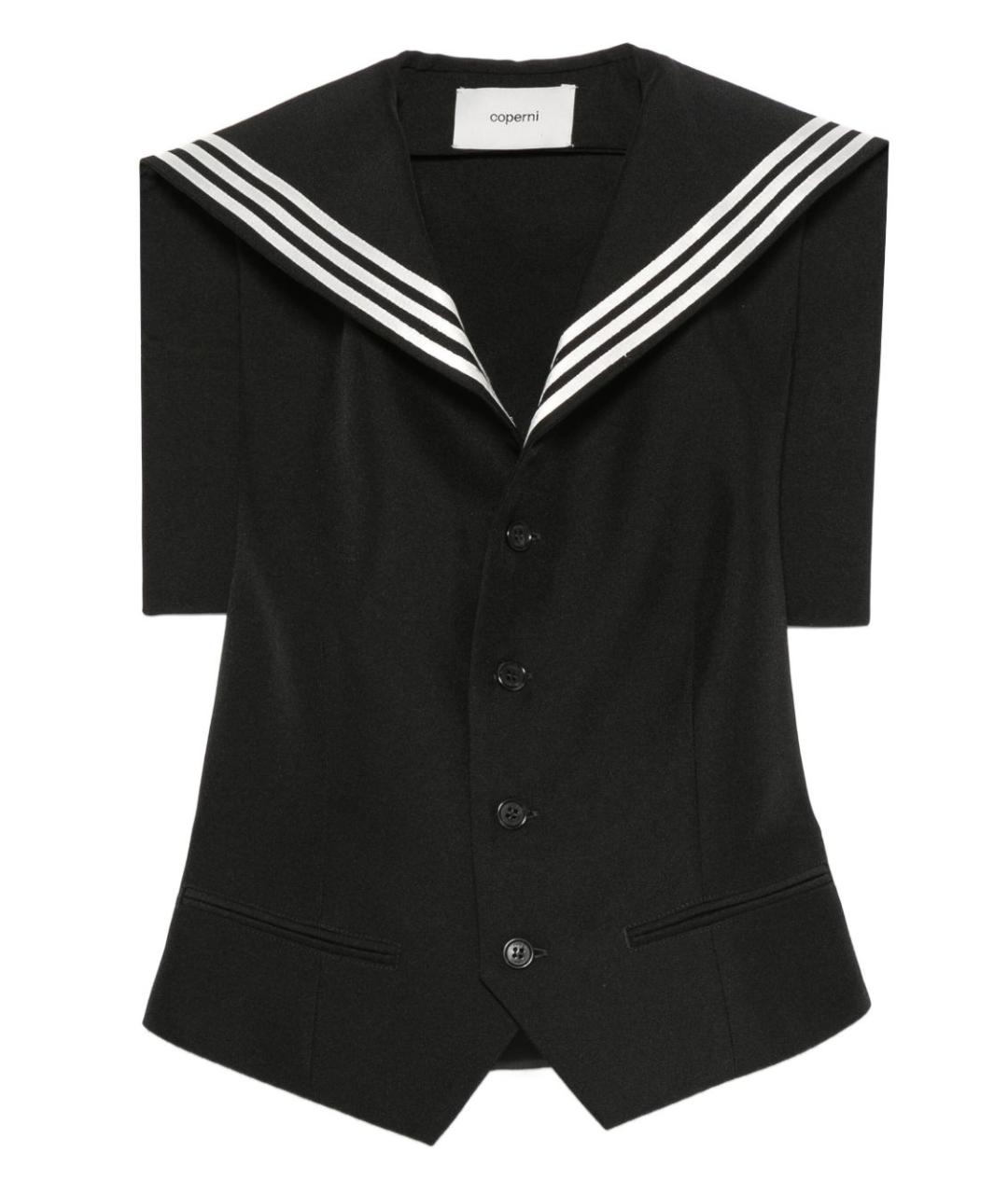 COPERNI Черный полиэстеровый жилет, фото 1
