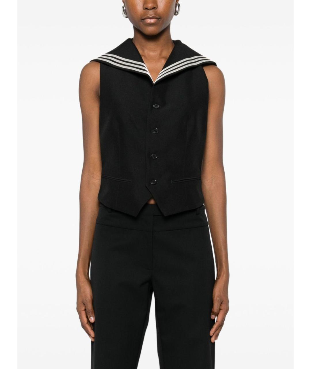 COPERNI Черный полиэстеровый жилет, фото 5