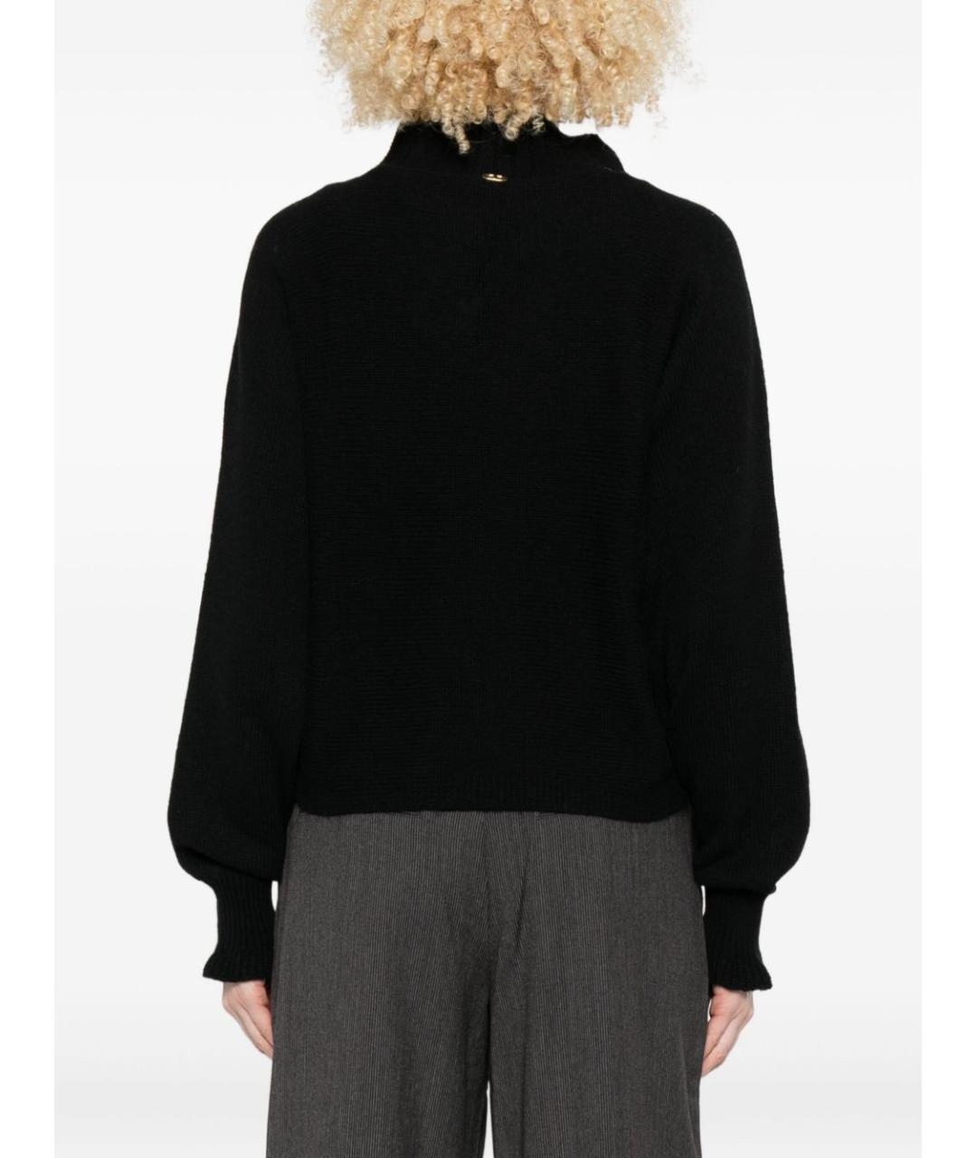 TWIN-SET Черный шерстяной джемпер / свитер, фото 2