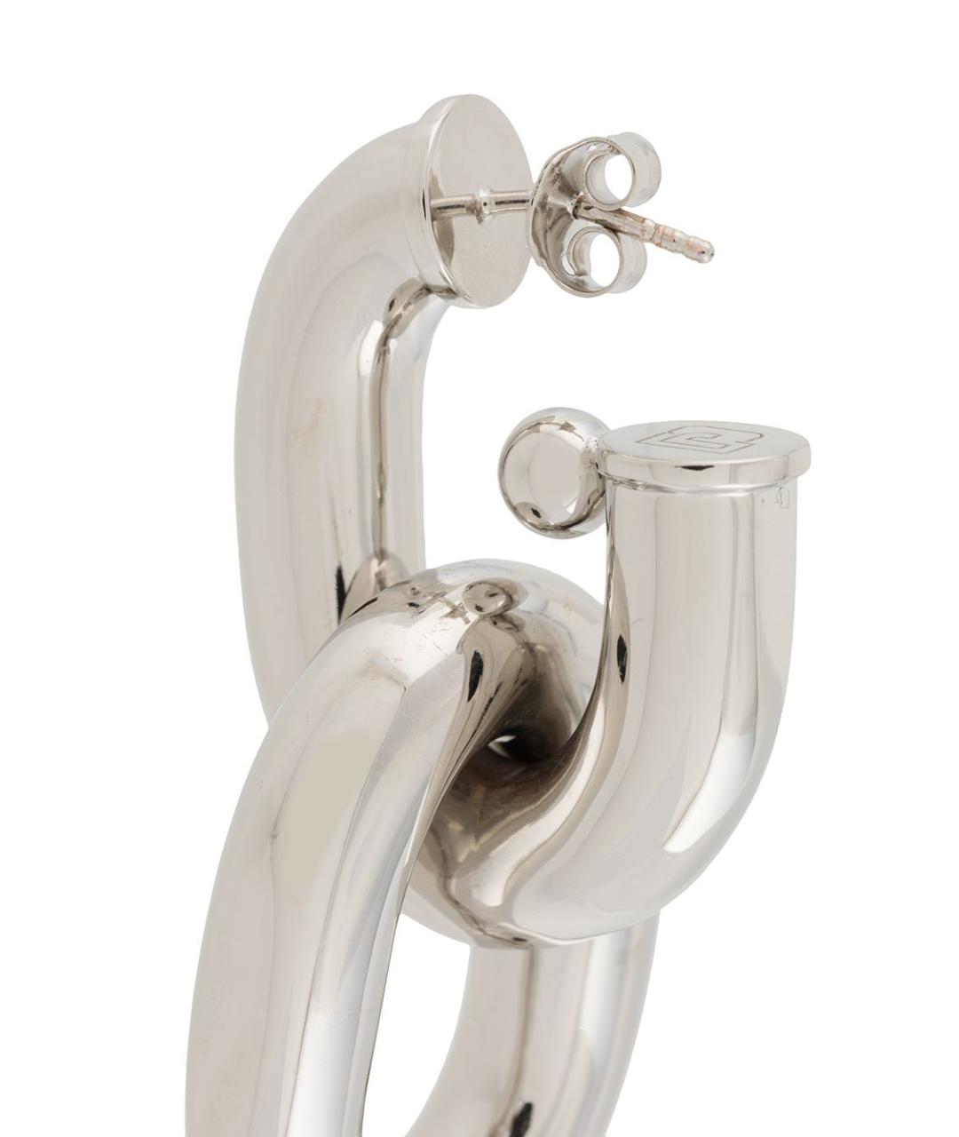 PACO RABANNE Серебряные латунные серьги, фото 4