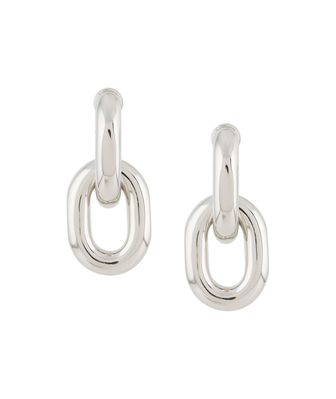 PACO RABANNE Серебряные латунные серьги, фото 1