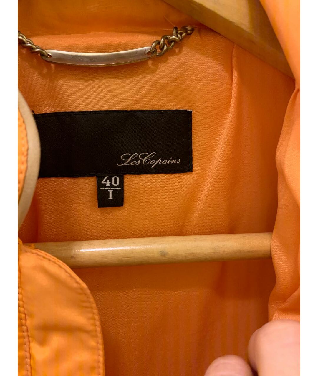 LES COPAINS Оранжевая куртка, фото 3