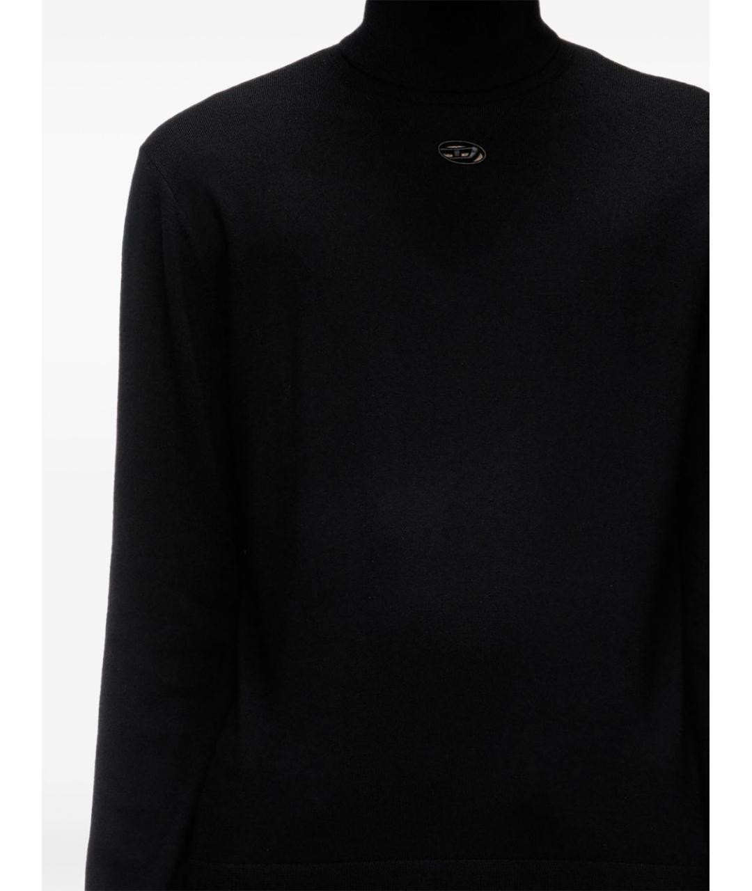DIESEL Черный шерстяной джемпер / свитер, фото 6